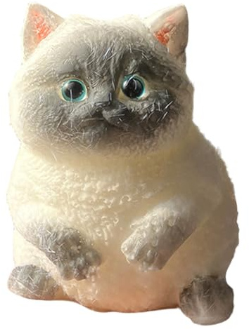 Trrymbbe Katzen-Stressball, süßes Siamkatzen-Stress-Quetschspielzeug für Kinder, langsam ansteigende, ultraweiche Angstlinderungswerkzeuge für Partygeschenke, Geschenke, Schulbelohnungen