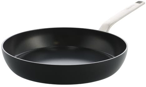 GreenPan Evolution Bratpfanne mit PFAS-freier Antihaftbeschichtung (schwarz, 30 cm)