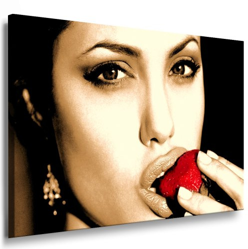 Angelina Jolie Leinwandbild 100x70cm k. Poster ! Bild fertig auf Keilrahmen ! Pop Art Gemälde Kunstdrucke, Wandbilder, Bilder zur Dekoration - Deko. Film/Tv Stars Kunstdrucke