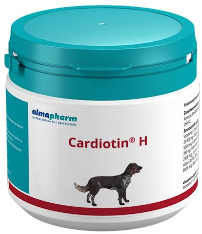 almapharm Cardiotin H für Hunde | 250 g | Ergänzungsfuttermittel für Hunde | Zur Unterstützung der Herzfunktion