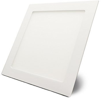Pannello LED, quadrato con potenza di 18 W, bianco neutro, da incasso, ECONOMY