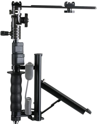 Barrette porte-flash walimex rétractable avec bras télescopique