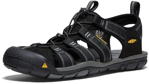 KEEN Clearwater Cnx herr Sandaler, Black Black Gargoyle Black Gargoyle, 43 EU