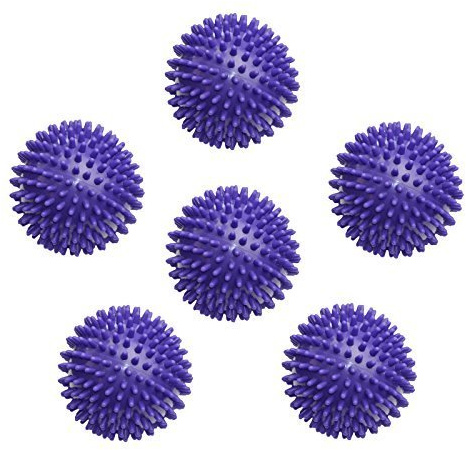 Enjoy Fit Igelball Fitness Massageball Noppenball 9 cm 6 set – lila