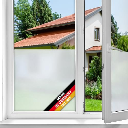 d-c-fix Pellicola adesiva per vetri finestre privacy autoadesivo Opal oscurante opaca decorative impermeabile per cucina, casa, ufficio, bagno, doccia carta 90 x 210 cm