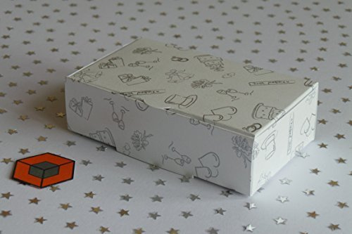 20 x Wedding design 120x90x35mm Perfect size cake favour boxes