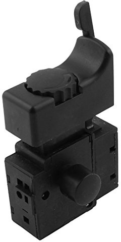 sourcing map FA2-6/1BEK AC 250V 6A Gripzange Elektrobohrer Auslöseschalter Schwarz DE de