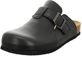 Think! Herren Wolfi Chromfrei Gegerbte Pantolette Clog Hausschuhe