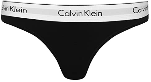 Calvin Klein Stringtrosa för kvinnor, svart, XXL