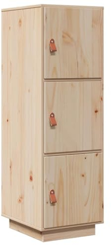 vidaXL Sideboard 34 x 40 x 108,5 cm aus massivem Kiefernholz