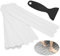 Lot de 36 Autocollants antidérapants pour Baignoire, Autocollants antidérapants pour Baignoire, Autocollants antidérapants pour Sol de Douche, poignée de Sol de Douche avec grattoir (Transparent)
