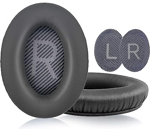 INF INF Ear Pads for Bose QuietComfort 15/QC35/QC35 II/QC25/QC2/Ae2/AE 2i/AE2w/SoundTrue/SoundLink Over-ear Headphones- Pads Cushions Replacement for Memory Foam Softer Leather