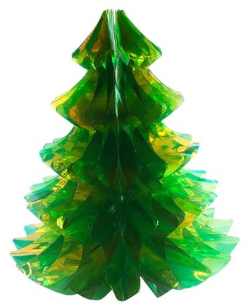 OFFSCH Faltbarer Weihnachtsbaum Aus Kunststoff Dekoration Für Schreibtisch Festlicher Schmuck Für Heim Und Party