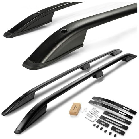 CHROMEMASTER | Barre da Tetto, Rail Tetto Compatibile con Fiat Fiorino 2008-2018; Sono Utilizzate per il Montaggio di Portapacchi, Box da Tetto o Portabiciclette | Costruzione in Alluminio