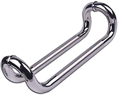 Poignée de porte de douche, Bouton de poignée de porte en verre à finition entièrement polie | Bouton de remplacement robuste pour porte de douche | Barre porte-serviettes pour cabine de douche