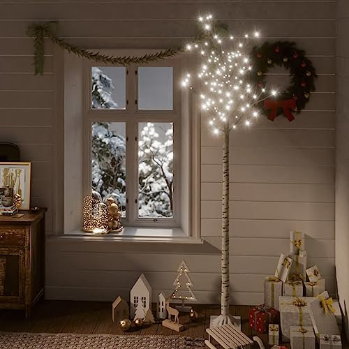SKM Weihnachtsbaum 200 LEDs 2,2 m Kaltweiß Indoor Outdoor,Heim & Garten,Dekoration,Festtags-Dekoartikel,Weihnachtsbäume,Weiß,3.46KG,328685