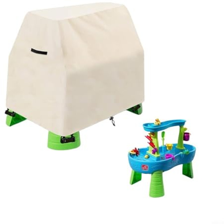 HpLive Housse de table de jeu d'eau, housse de protection de voiture jouet, bâche de protection contre la pluie, housse de meubles de jardin résistante aux intempéries pour bac à sable et pataugeoire