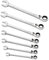 Britool Ratchet Combination Spanner Set, 7 Piece