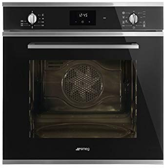 Smeg SF6400TVN Cucina 60cm Multifuction Single Oven - Black