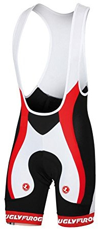 UGLY FROG Fahrradhose Damen mit Träger Radtrikot Kurz Fahrradbekleidung Radsport Radlerhose Radhose im Sommer
