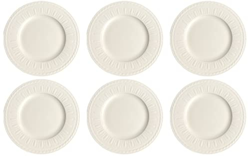 Villeroy & Boch CELLINI Speiseteller Essteller D. 27cm 6er Set weiß Porzellan