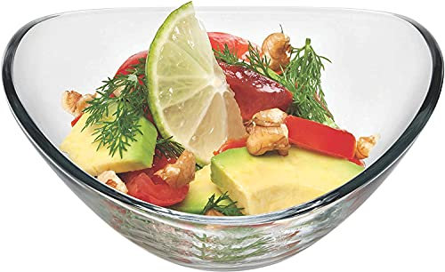 Pasabahce 53962 Gastroboutique Oval Cuisine - Juego de 6 cuencos de cristal (11 cm de largo, 6 unidades), diseño de cocina