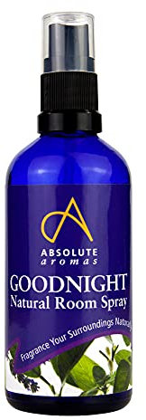 Absolute Aromas Spray Ambiente Goodnight 100 ml - Spray Nebbia Naturale con oli Essenziali di Lavanda, Vetiver, Camomilla, Geranio e Bergamotto per dormire bene