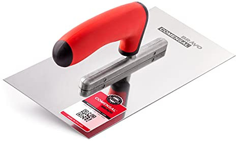 COMENSAL® Frattone 270 x 130 mm - Frattone in Acciaio Inox - Frattone in Acciaio Inossidabile - Frattone per Colla - Cazzuola in Acciaio Inox - Made in EU