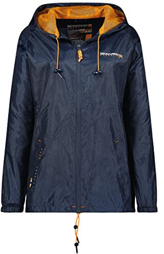 Geographical Norway Boat Lady - Women's Outdoor Windbreaker Jacket - Women's Long Sleeve Water Repellent Jacket - Rain Coat Hiking Spring Summer Autumn Winter