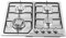 YNAADYH Piani cottura a gas 4 fuochi, 4 fuochi, piano cottura a gas GPL, 4 fuochi, in ghisa, piano cottura a gas Ng/GPL, piano cottura integrato in acciaio inox (58 x 50 cm)