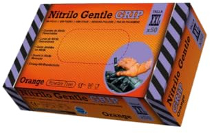 Rubberex - Guante de nitrilo (8,5 g, tamaño XXL, caja de 50 unidades)