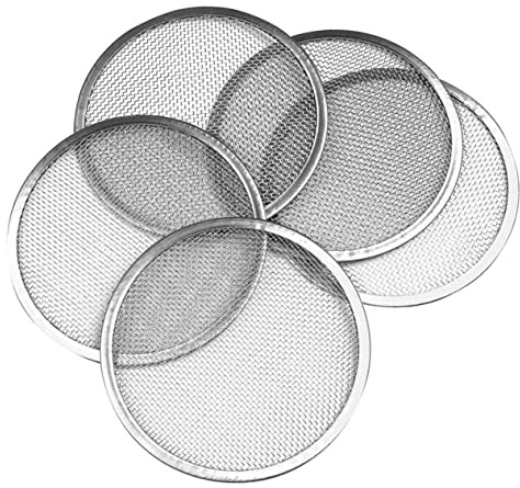 PAMINGONO 5 Stück Edelstahl Sprießen Siebdeckel Für Einmachgläser Rostfrei Atmungsaktiv Passend Für Bio Sprossen Und Microgreens in Küche Und Haushalt
