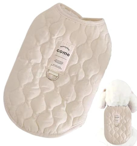 Hunde-Wintermantel, Hundejacke, Kaltwettermantel mit Gurtloch, gepolsterter Hundepullover, weiche Hunde-Schneejacke, winddicht, Haustierzubehör für kleine, mittelgroße und große Rassen