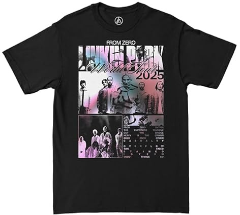 Linkin Park Unisex-vuxen standard, Tvättad svart, L