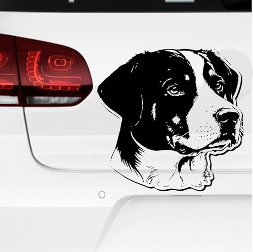 Rakelfix Appenzeller Sennenhund Aufkleber Sticker Hunde Hunde Dog Personalisierbar Name,Text,Größe Wunschtext Auto Autoaufkleber Wandtattoo