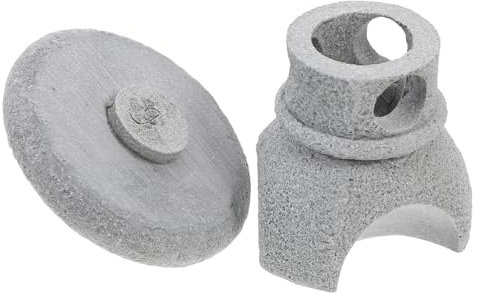 PAMINGONO Miniatura Statuetta Resina Di Lanternino Stile Vintage Per Giardino e Bonsai Decorazione Elegante Per Paesaggi e Vasi Di Fiori