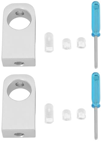 The Lord of the Tools Rohrhalter aus Aluminiumlegierung, Klemmabstand 11 mm, Öffnung 14,5 mm, für Aquarium-Einlass- und Auslassrohre, S, 2 Stück