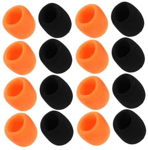 ULTECHNOVO 20pcs Mic Windscreen Covers Microphone Sponge Windproof Protective Sleeves for Handheld Mics Karaoke Events
