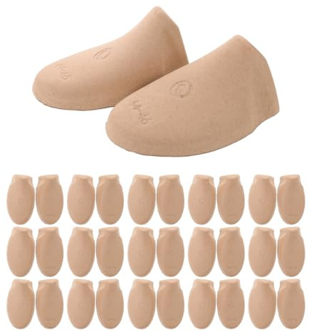 TOVINANNA 20 Pairs Pulp Shoe Shapers for EU 44-46, Maintains Shape | Breathable Cardboard Shoe Tree Inserts for Sneaker and Boot Storage, Lightweight Form Retainers for Closet Organization
