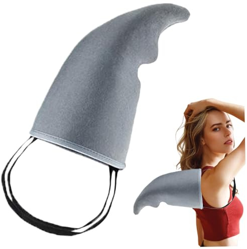 Jorzer Haifischflosse, niedliche graue Haifischflosse mit elastischen Trägern, Kostüm für Party, Strand, Versammlung, Cosplay, Zubehör, Spielspielzeug.