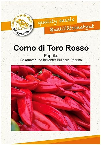 Paprikasamen Corno di Toro Rosso Spitzpaprika Portion