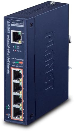 Planet IPOE-E174 adattatore PoE e iniettore Fast Ethernet, Gigabit Ethernet 57 V