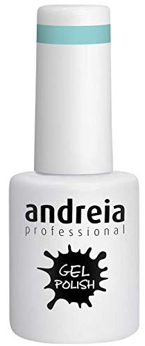 Andreia Semi-Permanent Nail Gel Polish for UV/LED Lamp - Intense Shine and 4 weeks Lasting Manicure Nail Gel Varnish - Colour 201 Blue 10.5 ml