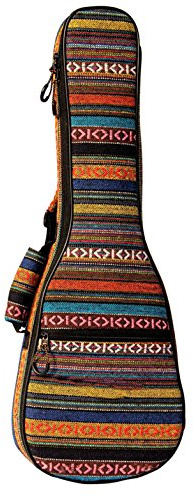 Tosnail Robuste Ukulelen-Tasche, 66 cm, gepolstert, ideal für Tenor-Ukulelen, braun, Tenor, Retro