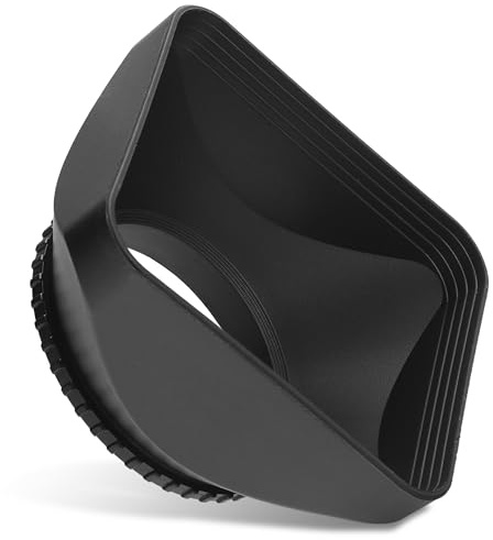 CELLONIC DV Video Gegenlichtblende kompatibel mit Universal 37mm - Filtergewinde 37mm Objektiv Sonnenblende Kamera Streulichtblende Lens Hood