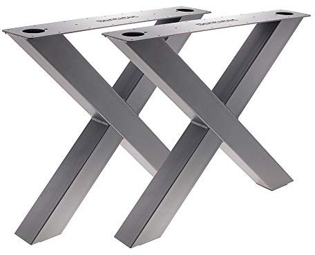 Bentatec 2 Stück Tischgestell X100/100 Db 703 Feinstruktur