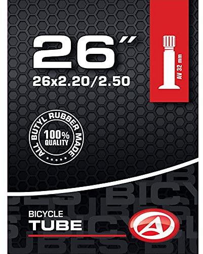 Fahrrad Schlauch Butyl 26 Zoll AV Autoventil 32mm 50/65-559 MTB ATB City