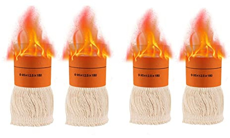 Petroleumofen für Innenräume Docht, ø95xT2.5xL180MM Dochte für Petroleum Ersatzdocht Petroleumheizer, Langlebig und leicht zu Brennen, Rauchfreie (Color : 4PCS)