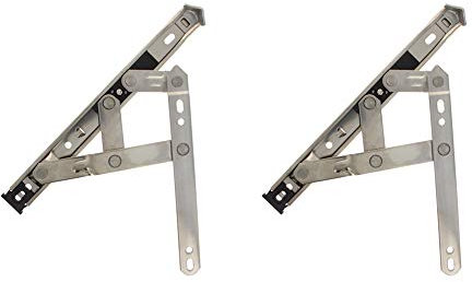HIFASI Bisagra, bisagras, herrajes, 2 uds., 8 Pulgadas, Ventana abatible de Acero Inoxidable, bisagra de fricción, Soporte de expansión Plegable, Tono Plateado