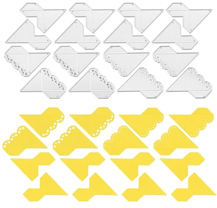 Stanzenshop Stanzschablone Fotoecken, Verzierung, Rahmen, Stanzformen, Schablonen, Scrapbooking, Kartenherstellung, DIY, Prägeschablonen, Papierkarten, Cutting Dies